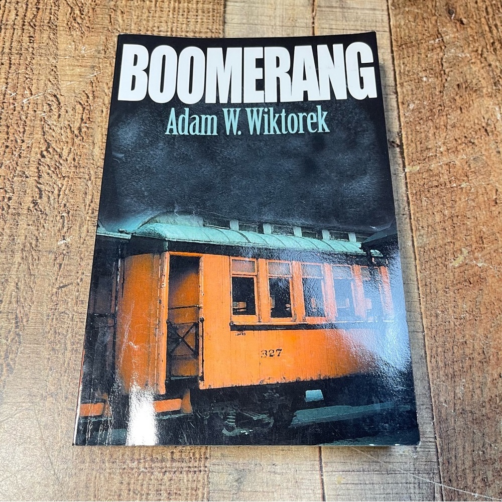 Boomerang by Adam W. Wiktorek SIGNED Paperback Book Thriller Historical Fiction
